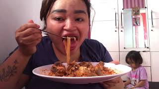 Makan Seblak Baso Aci Bandung