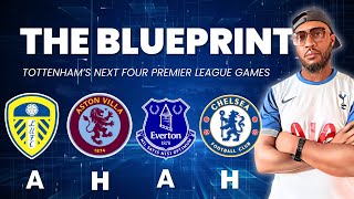 The Blueprint Can Spurs Survive Their Next 4 Games? Leeds, Villa, Everton & Chelsea Preview