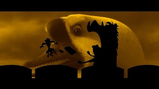 Timon And Pumbaa At The Cinema Puss In Boots Season 2 Premiere
