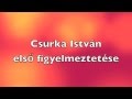 Első hívás (Csurka István 2003-as, EU-ellenes felhívása a Pannon Rádióban)