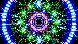 Sci-Fi Tunnel, Space Portal, Warp Effect, Screensaver, 4 Hours In 4K