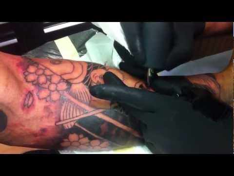 Kintaro and Koi Rotary Tattoo Machine Traditional Japanese Sleeve