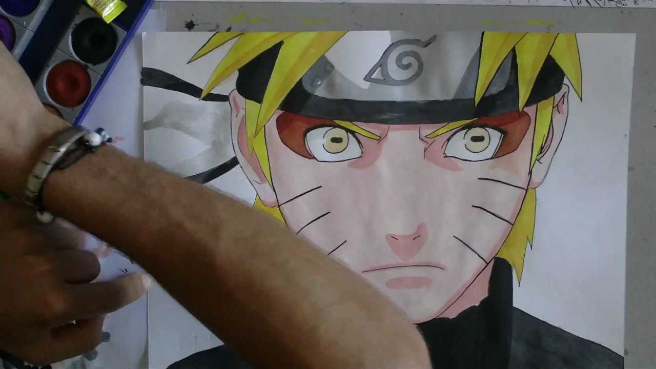 How to draw Naruto sage mode -Naruto- - YouTube