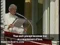 Angelus: Pope explains Christ's commandment of love