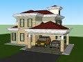 pelan rumah banglo