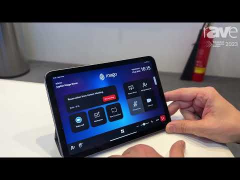ISE 2023: Mago Shows Off Room Touch Controller for Meeting Room Display