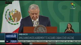 Mexico Agreement To Acquire Cuban Vaccine Abdala Announced