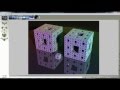 Bryce 20 minute project - building a Menger Sponge - a tutorial by David Brinnen.