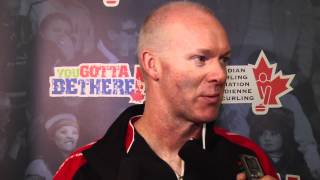 2012 Tim Hortons Brier Draw 6 Media Scrum