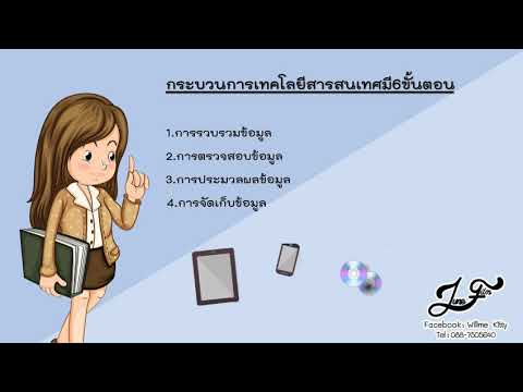 📌 VDO สื่อการเรียนการสอน ตอนที่ 7 เรื่อง กระบวนการเทคโนโลยีสารสนเทศ 📌