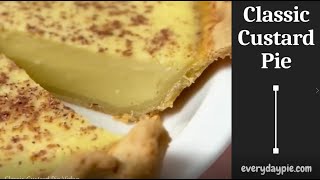 How To Make A Clic Custard Pie