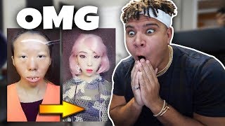 VIRAL ASIAN MAKE UP TRANSFORMATION TUTORIAL (MUST SEE)