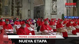 Primer consistorio vía zoom marca nueva etapa del pontificado de Francisco