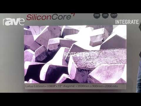 Integrate 2019: SiliconCore Highlights 0.83 Pixel Pitch LED Display Solution