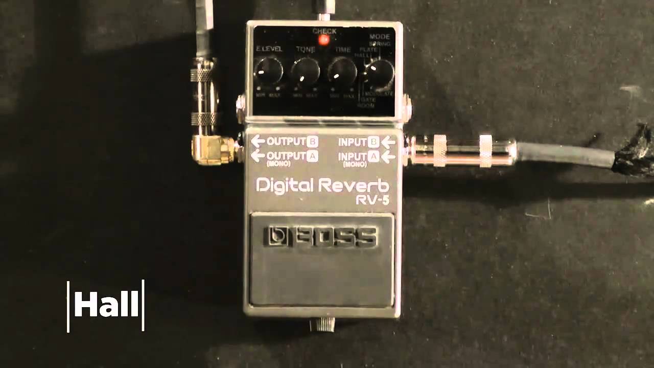 BOSS RV-5 RV5 DIGITAL REVERB GUITAR PEDAL - GearUP on TMNtv !