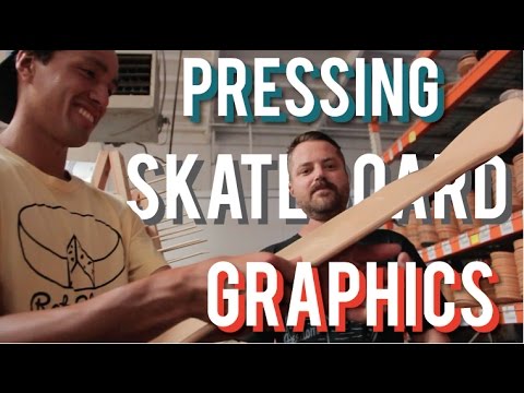 How Skateboard Graphics Are Pressed | A Tour Through Gnarlywood Distribution