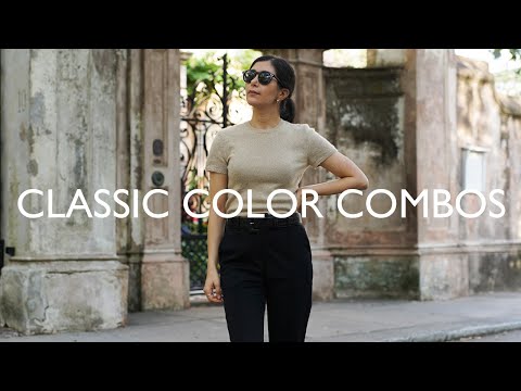 Classic Color Combinations That Always Look Chic - YouTube