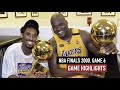 NBA Finals 2000. Lakers vs Pacers Game 6 Highlights. Shaq 41 pts, Bryant  26 pts HD