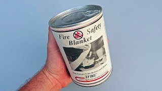 Fire Safety Blanket in a Can!?