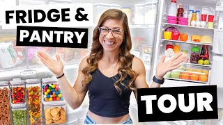 Fridge + Pantry Tour | My Healthy Grocery Shopping Staples