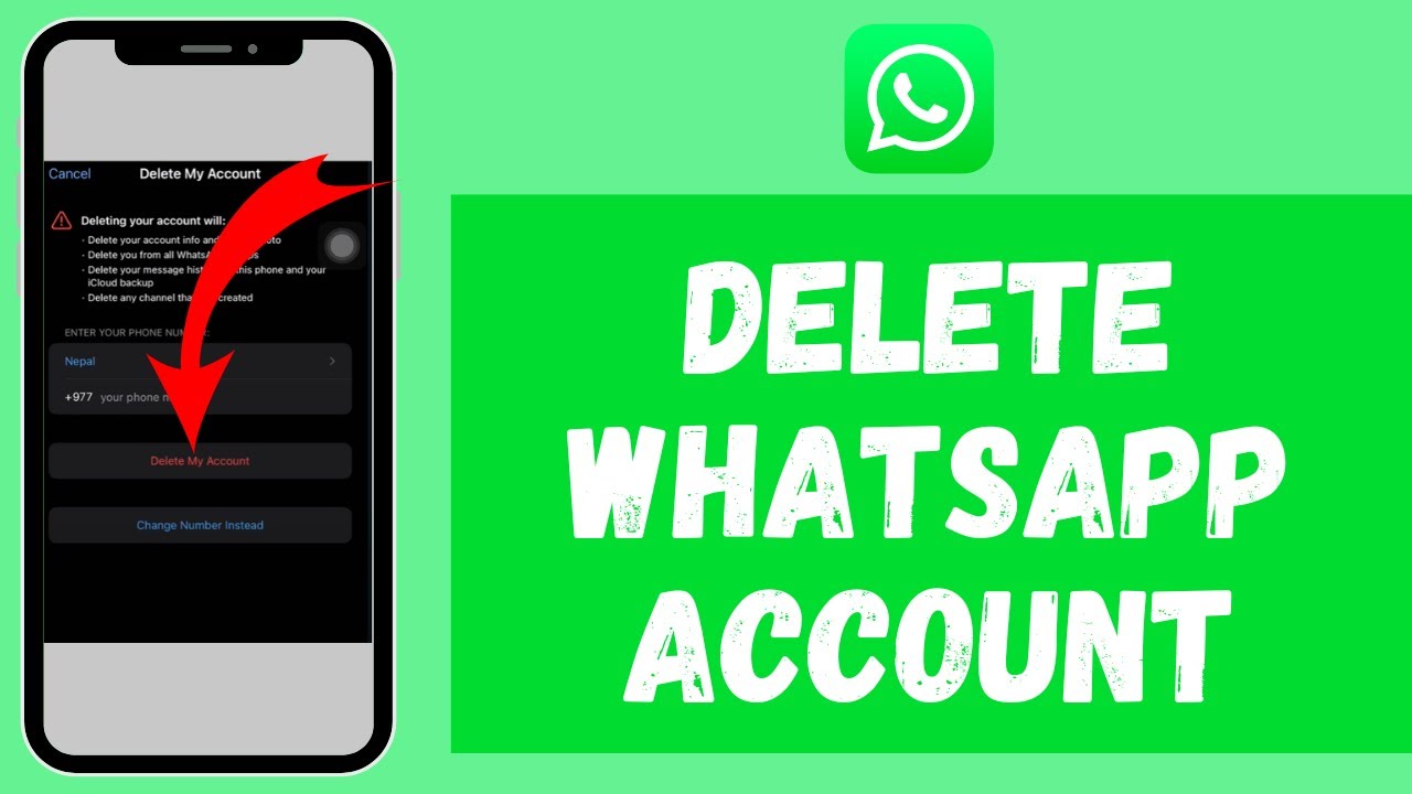 How to Delete Account on WhatsApp (2024) | Remove How to Delete Account on WhatsApp (2024) | Remove