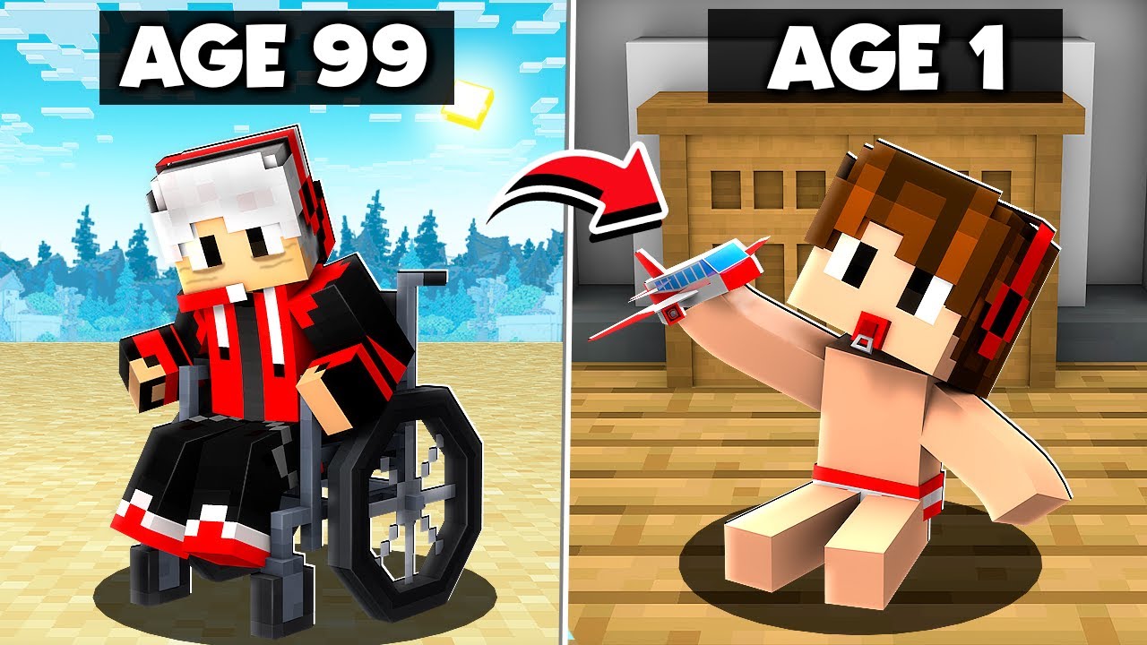 Minecraft But I Am Getting YOUNGER Minecraft But I Am Getting YOUNGER
