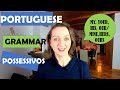 Possessives in European Portuguese. Grammar