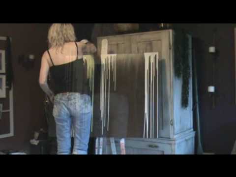 Adorned abstract painting by TL Marchi
