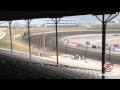 Intense wind gust takes down Eldora Speedway light pole