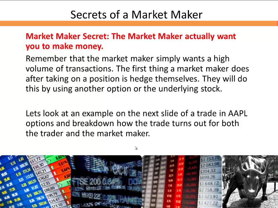 How do forex market makers work