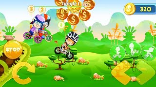 Jungle Winter All Levels Finish Vlad And Niki Kids Bike Racing Gameplay Abdullah Gaming