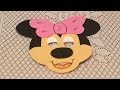 Lembrancinha de Aniversário: Máscara da Minnie