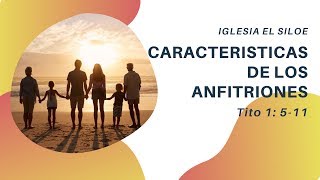 Caracteristicas de los Anfitriones