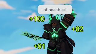 This Kit Is Way Too Op In No Build Mode.. Roblox Bedwars