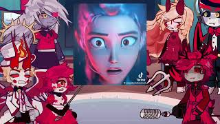 Hazbin Hotel Angels React To Rumi Kpop Demon Hunters Lucifer Gacha Life