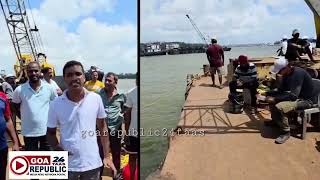 Mandovi River Dredging Halted Reis-Magos Locals Allege Casino Lobby Involvement