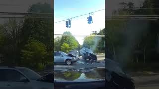 Kia Seltos Accident Catches Fire