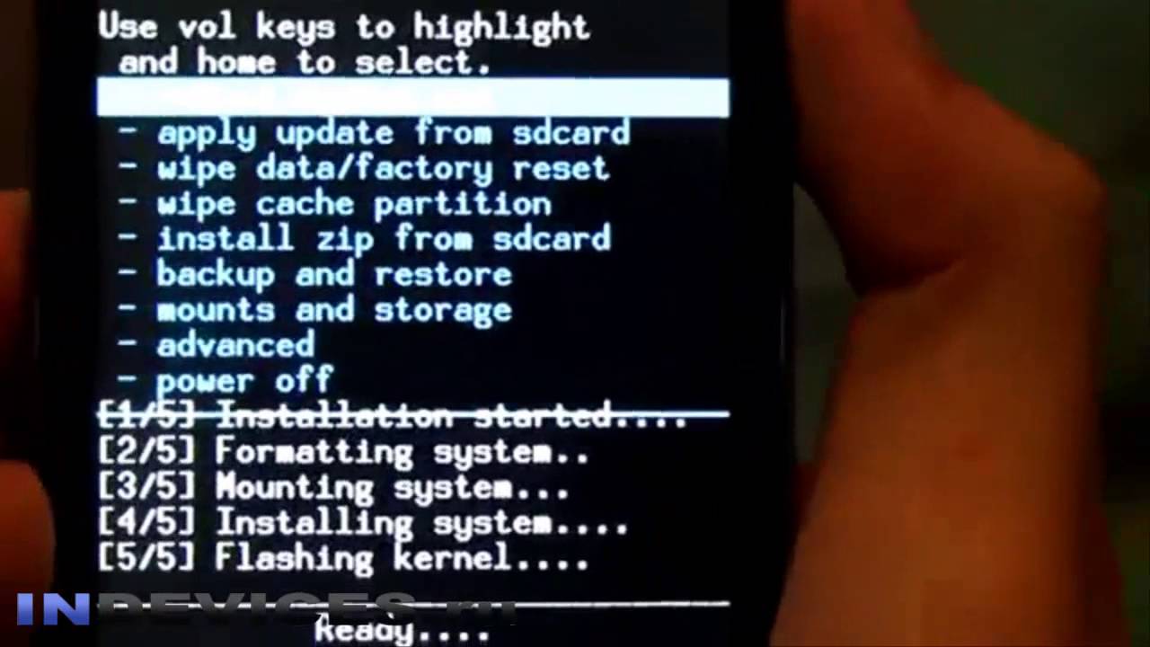 Как прошить Samsung Galaxy Ace