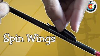 Archery Putting On Spin Wings