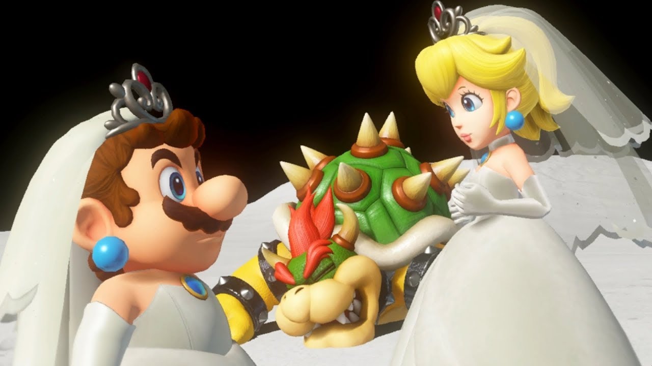 Bowsette princess peach double blow