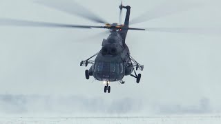 Polish Armed Forces Mil Mi-8 & Mi-17 Winter Training Flights - Leźnica Wielka (Eply) - 16.02.2021 R.