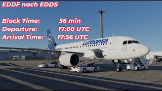 Kurzflug Von Eddf Nach Edds Mit Dem Toliss A319 Erste Eindrücke Vom X-Plane 12.2.0 Update