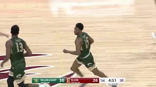 2018-19 W&M Men's Basketball Highlights at Elon