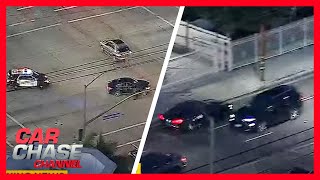 FULL POLICE CHASE: Suspects drive on the wrong side of the road | Car Chase Chan