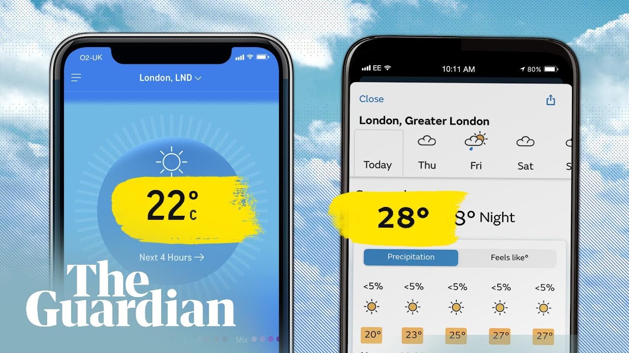 Why are all my weather apps different?