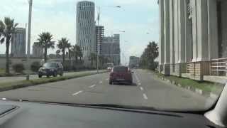 Видео 04.08.14 Грузия, Батуми, ул Руставели от Oren AA, улица шерифа Химшиашвили, Батуми, Грузия