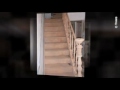 sabler des marches d'escalier