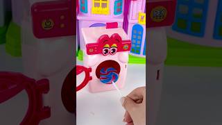 Washing Machine Eating Lolipop Toy, Satisfying Unboxing Kitchen Playset Asmr