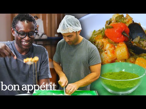Andy Learns How to Cook Senegalese Food | Bon Appétit