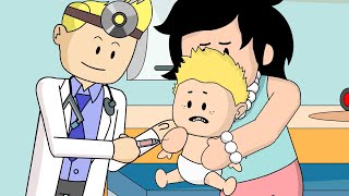Visiting Dr. Chad at the Hospital - Baby Alan Cartoon - Season 2 Episode 11